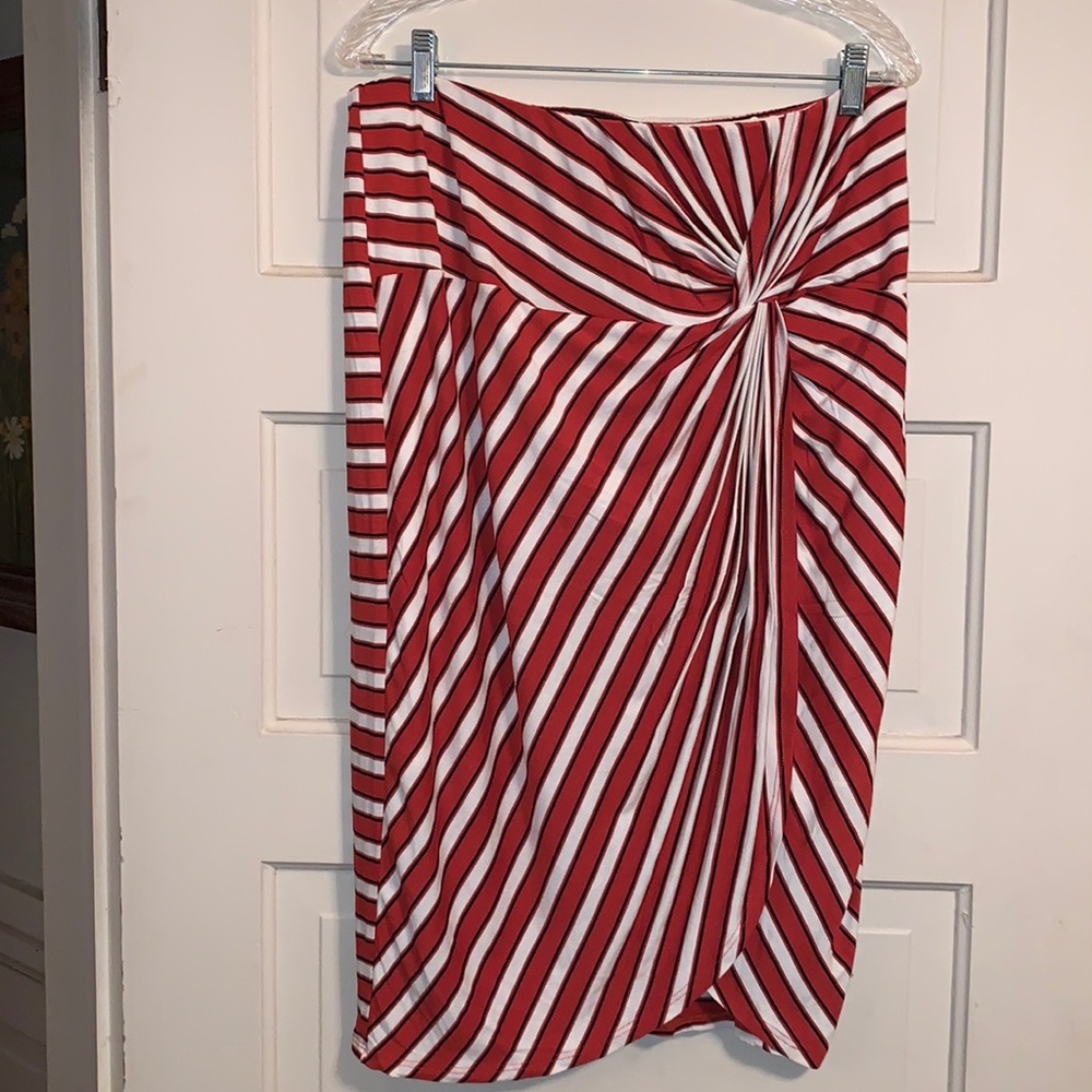 Striped Knit Skirt
